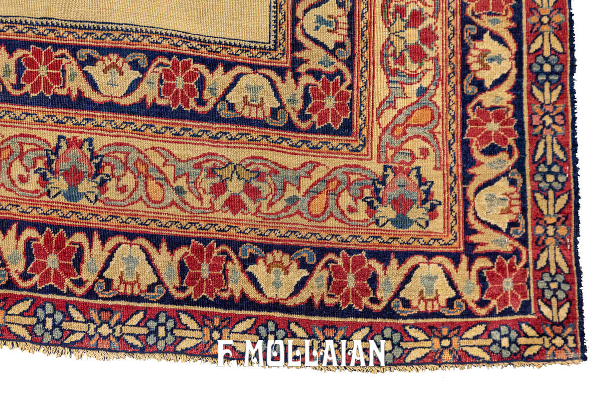 Kerman Ravar Pictorial Antique Rug n°:474313